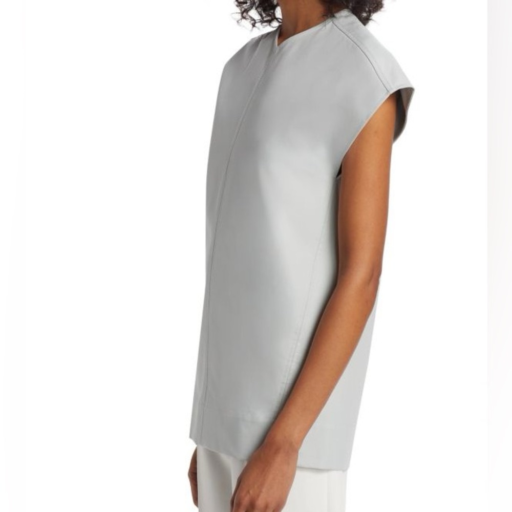TOTEME Cap Sleeve Twisted-Seam Top